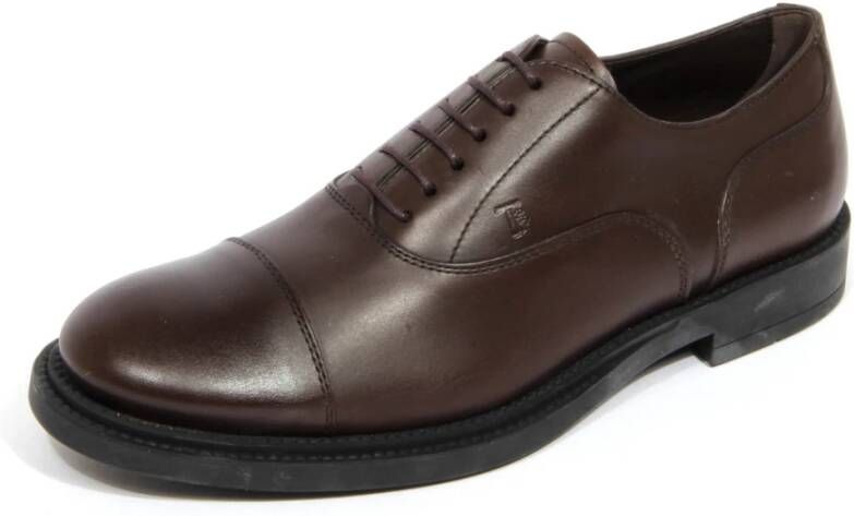 Tod's Formele Leren Schoenen Francesina Stijl
