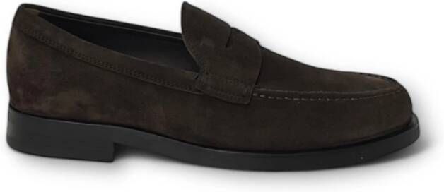 TOD'S Formele rubberen loafers Brown Heren