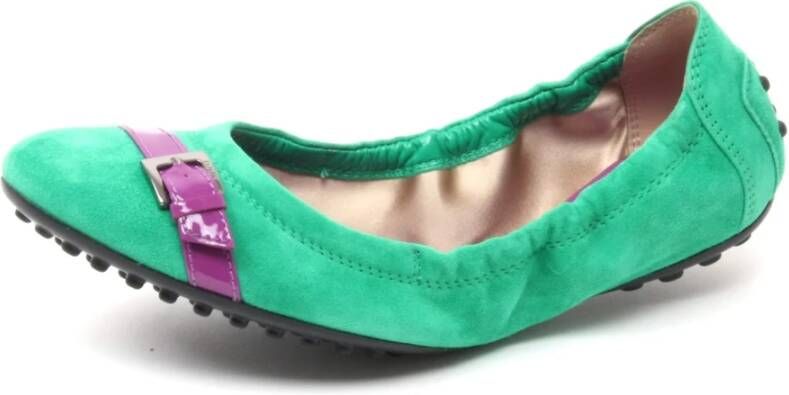 Tod's Fuchsia Ballerina Schoen Made in Italy