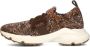 TOD&apos;S Lage Sneakers Dames Knit Sneaker Maat: 39 Materiaal: Textiel Kleur: Bruin - Thumbnail 1