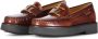 Tod's Glanzende leren loafers met gouden logo - Thumbnail 1