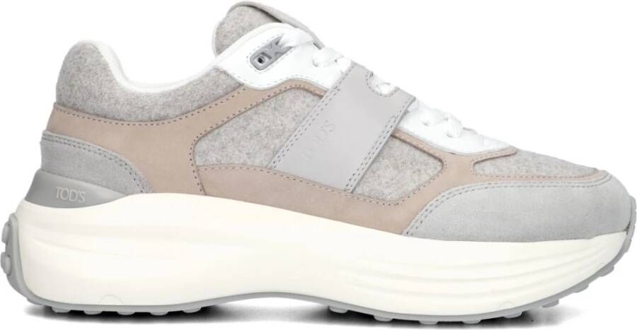 Tod's Grijze Lage Dames Sneakers