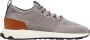 Tod's Grijze Mesh Sneakers Comfortabel Bruin Logo - Thumbnail 1