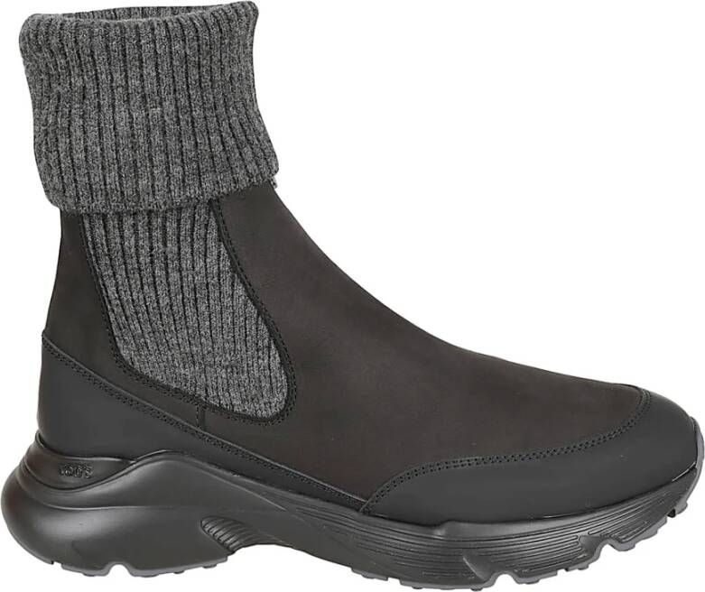 Tod's Grijze Slip-On Chunky Laarzen