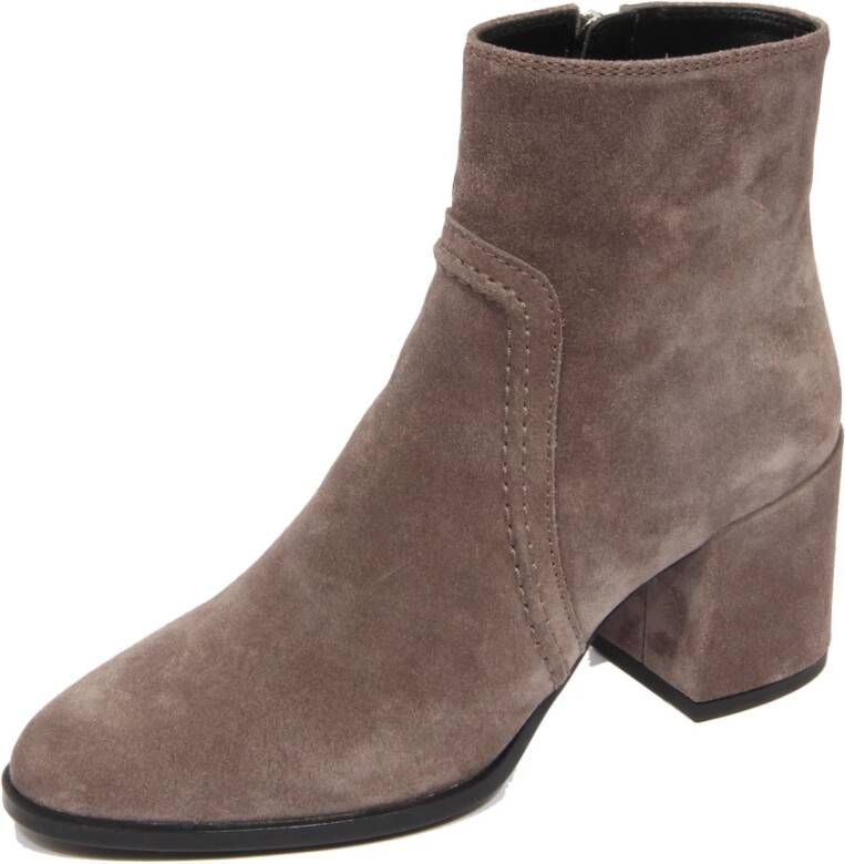 Tod's Grijze Suède Enkellaars