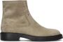 TOD&apos;S Enkelboots Heren Xxm61k0hm10 Maat: 42 5 Materiaal: Suède Kleur: Grijs - Thumbnail 1