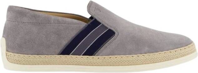 Tod's Grijze Suède Loafer voor Heren