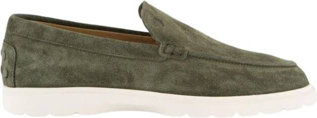 Tod's Groene Hybride Loafer Schoenen
