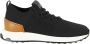 TOD'S Zwarte Mesh Sneakers Comfortabel Bruin Logo Black Heren - Thumbnail 1