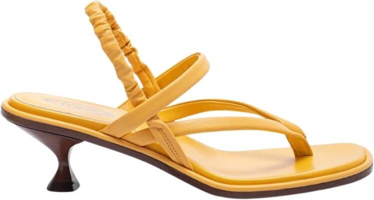 TOD'S Hoge hak sandalen Yellow Dames