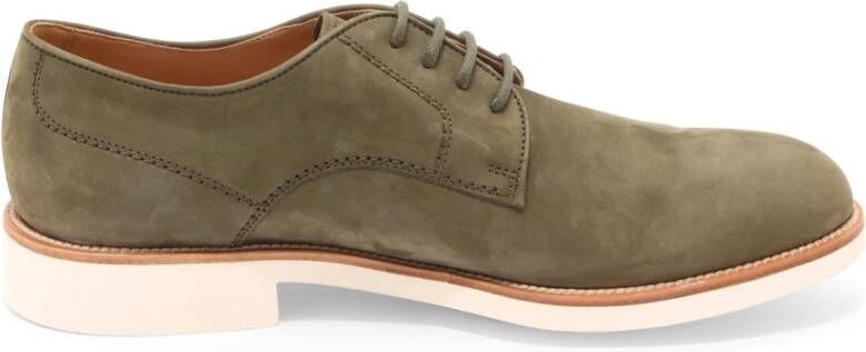 Tod's Italiaanse Derby Schoenen Militair Groen