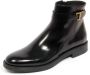 Tod's Italiaanse Leren Platte Enkellaarzen - Thumbnail 1