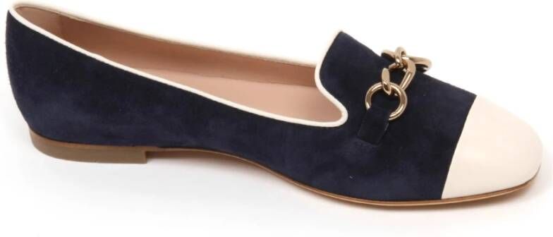 Tod's Ivoor Ballerina Schoenen met Kettingdetail