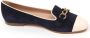 Tod's Ivoor Ballerina Schoenen met Kettingdetail - Thumbnail 1