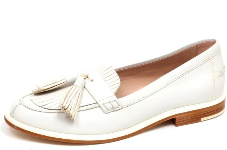 Tod's Ivoor Kwast Loafer Schoen