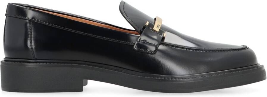 Tod's Kalfsleren Loafers met Metalen Detail