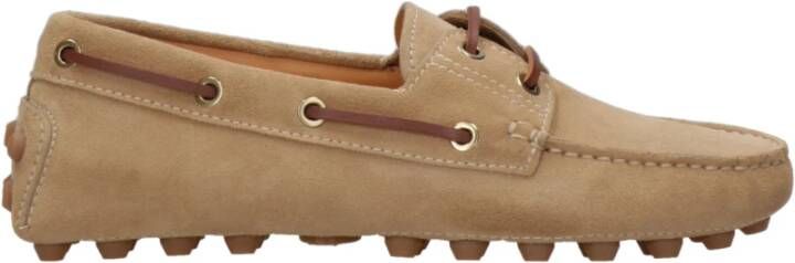 Tod's Kameel Suède Leren Sneakers