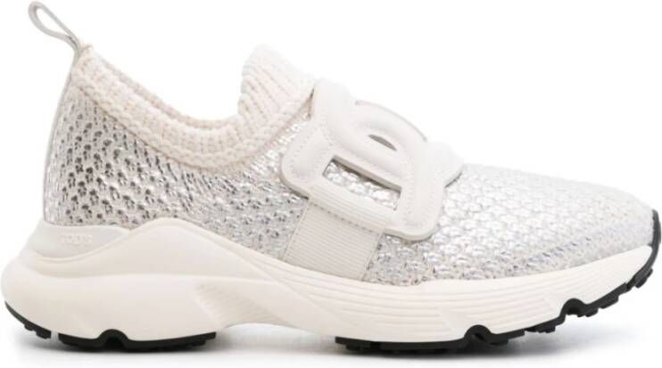 TOD'S Kate Technische Stoffen Sneakers White Dames