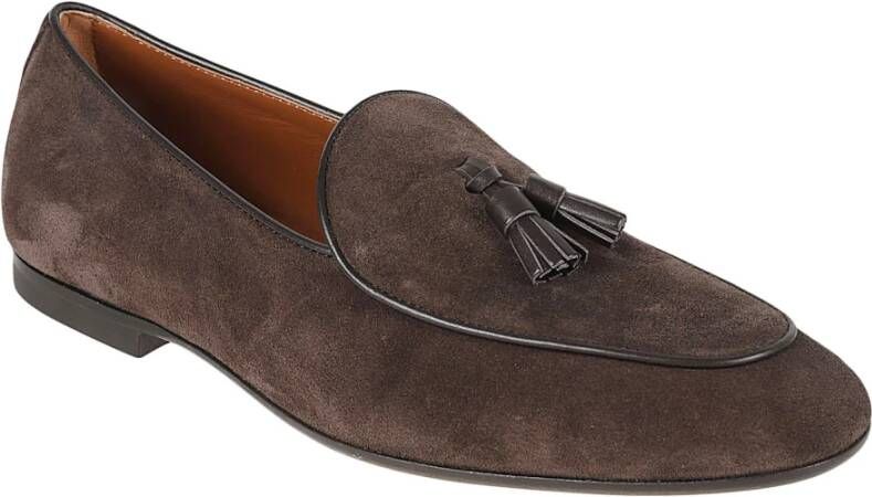 TOD'S Klassieke leren loafers voor heren Brown Heren
