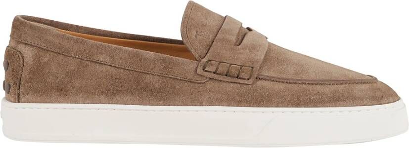 TOD'S Klassieke Loafer Schoen Brown Heren