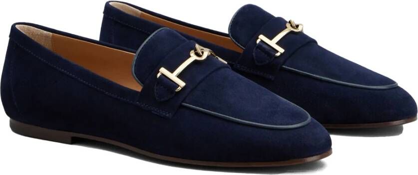 TOD'S Klassieke Moccasin Schoenen Blue Dames