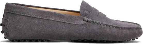 TOD'S Klassieke platte schoenen van kalfsleer Gray Dames