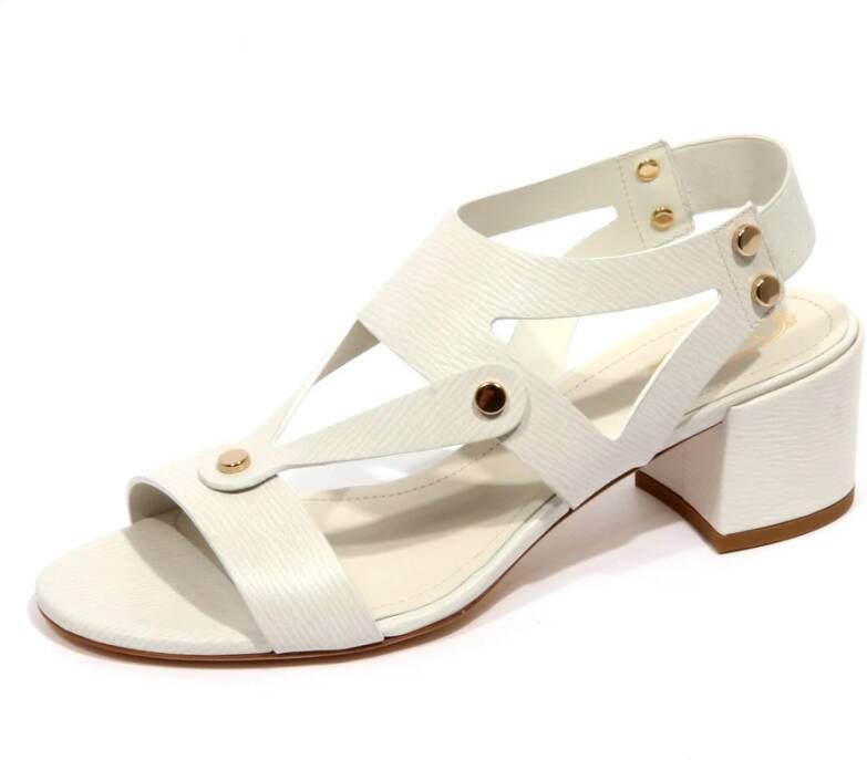 Tod's Korrel Effect Sandaal Off White Schoen