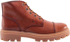 TOD'S Lace up Boots Bruin Heren