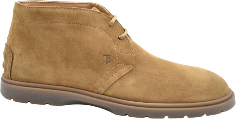 TOD'S Laced Shoes Beige Heren