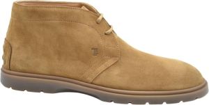 TOD'S Laced Shoes Beige Heren