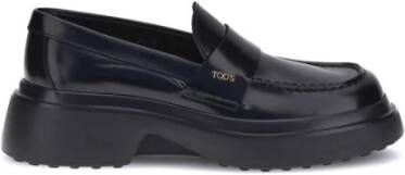 Tod's Lakleren Loafers met Rubberen Zool