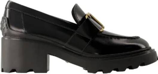 Tod's Loafers in Leather Black Instapschoenen