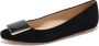 Tod's Leren Ballerina Schoenen met Plaque Detail - Thumbnail 1