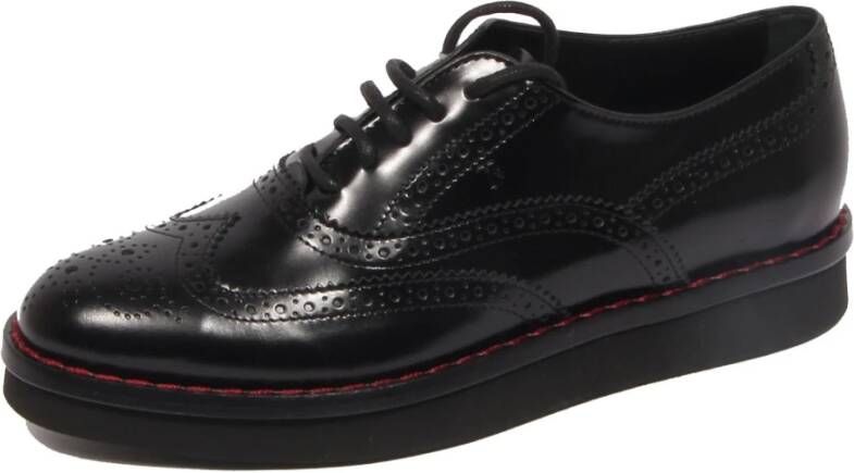 Tod's Leren Loafer Schoen Francesina Bucature