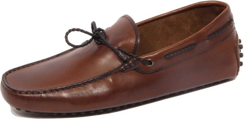 Tod's Leren Loafer Schoen in Mijn Kleuren