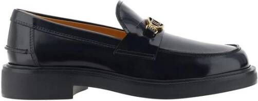 Tod's Leren Loafers met Iconische Logo Plakette