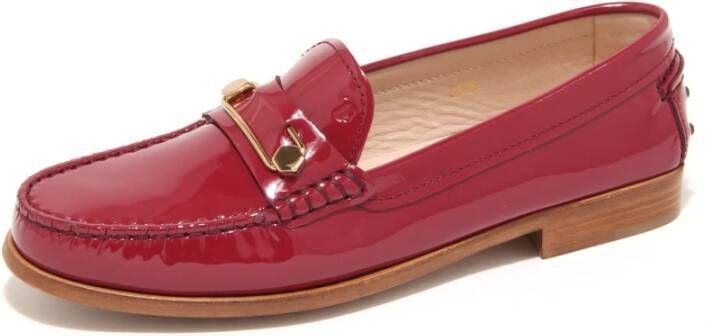 Tod's Leren Loafers Schoenen Pin Broche