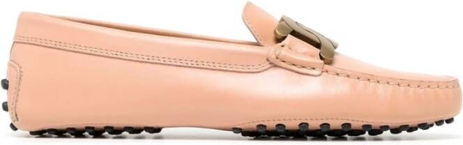 TOD'S Leren Loafers voor Vrouwen Pink Dames