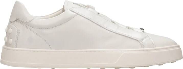 Tod's Leren Sneakers met Logo Plaque