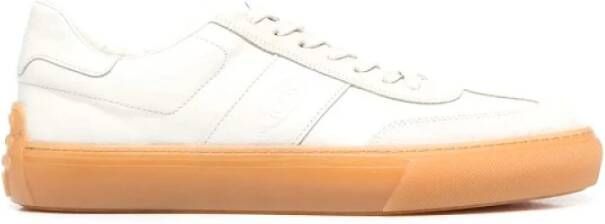 Tod's Leren Sneakers met Suède Details