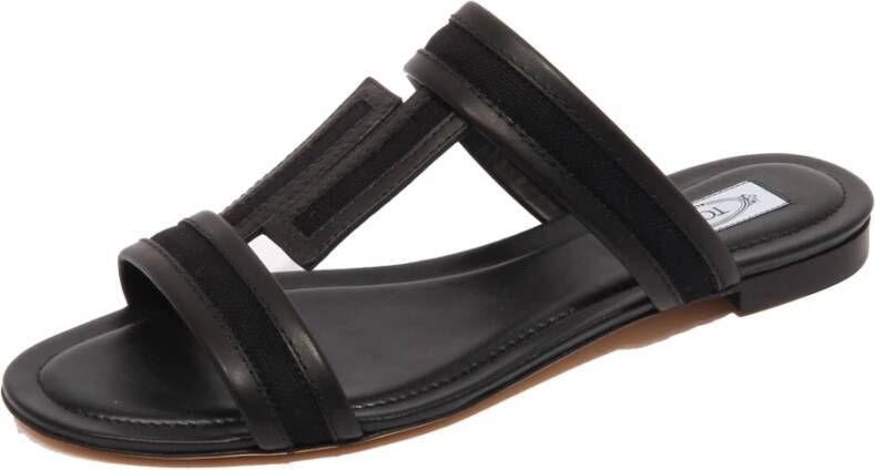 Tod's Leren Stoffen Sandaal Schoen