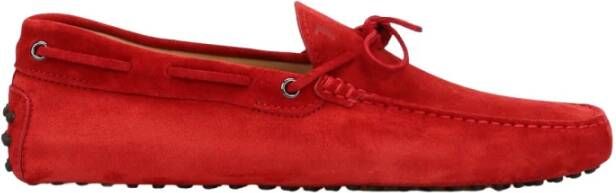 TOD'S Levendige Rode Zeilschoenen Red Heren