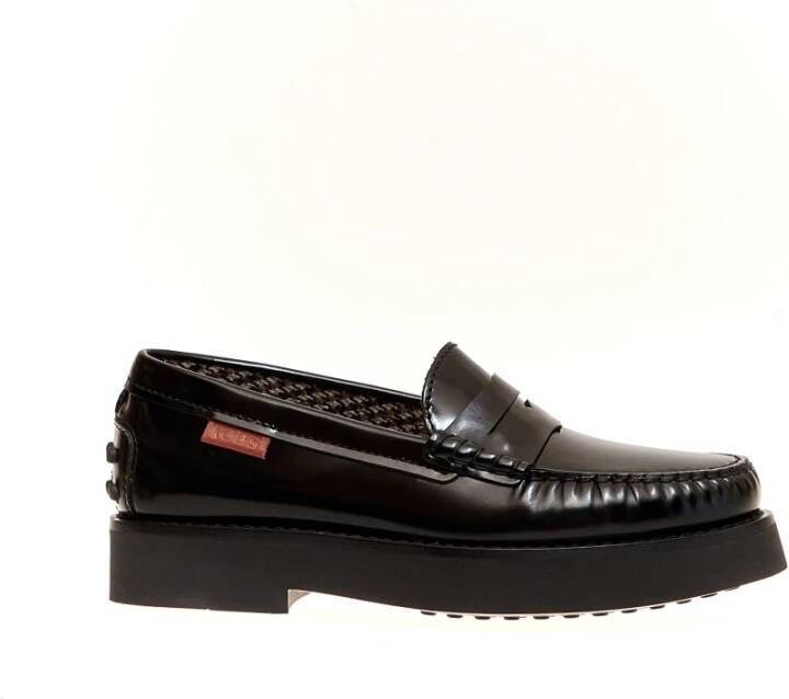 TOD'S Lichtgewicht Geborsteld Zwart Loafer Black Dames