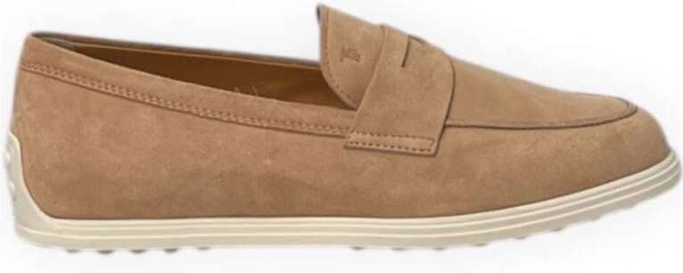 TOD'S Lichtgewicht Loafer Schoen Beige Dames