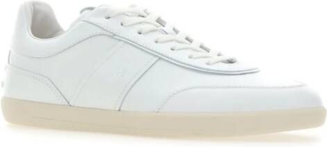 TOD'S Lichtgewicht T-Strap Sneakers White Heren
