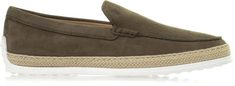 TOD'S Loafers Green Heren