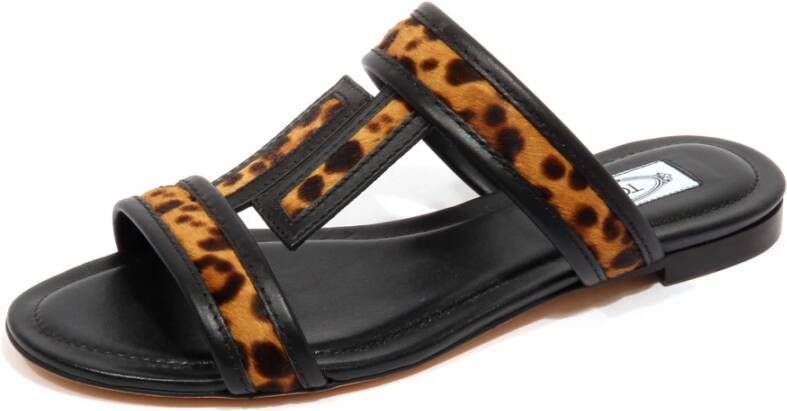 Tod's Luipaard Sandaal Leren Model Schoen