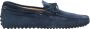 Tod's Marineblauwe Suède Sneakers - Thumbnail 1