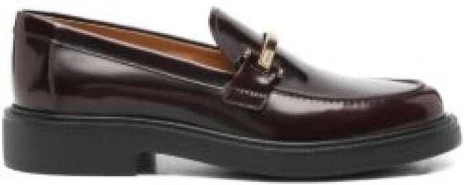 Tod's Metallic-Bar Loafers