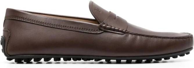 Tod's Mocassin Schoenen in Blauw Suède